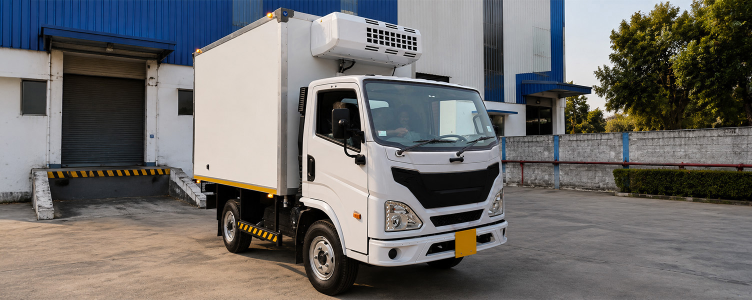Sub Zero refrigerated truck for seafood transport